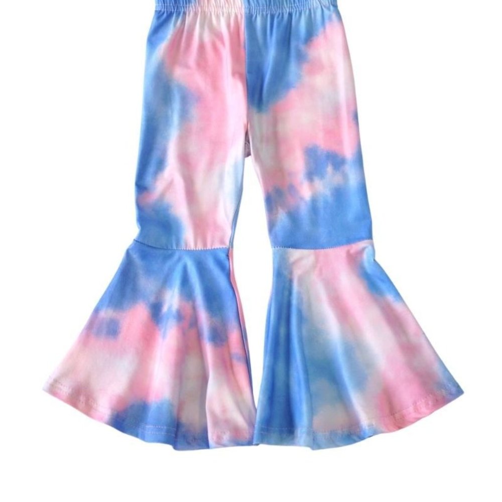Cotton Candy Tie Dye Bell Pants